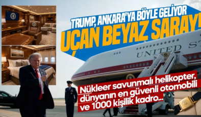 Nükleer savunmalı helikopter, dünyanın en güvenli otomobili ve 1000 kişilik kadro… Trump Ankara’ya böyle geliyor: Uçan Beyaz Saray