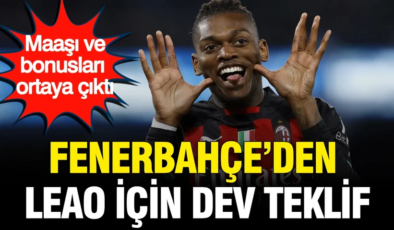 Fenerbahçe Rafael Leao’ya kancayı taktı: Maaşı ve bonusları ortaya çıktı
