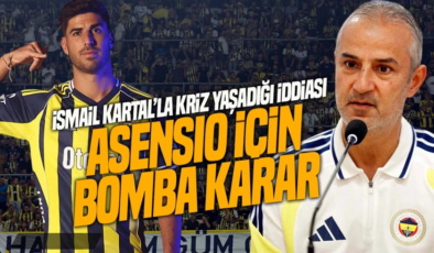 İsmail Kartal’la kriz yaşadığı iddia edilmişti! Fenerbahçe’den Asensio’nun geleceği hakkında bomba karar!