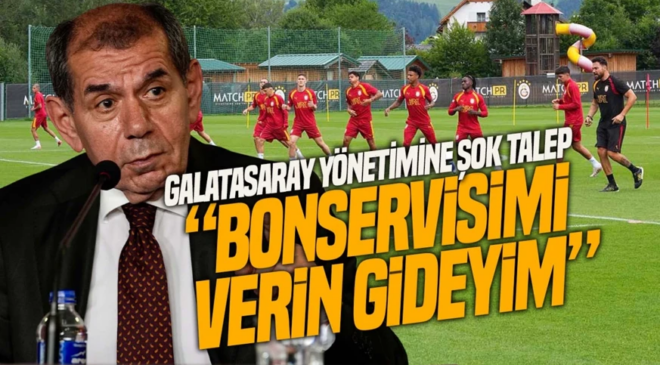 Galatasaraylı yıldızdan yönetime şok talep: “Bonservisimi verin gideyim”