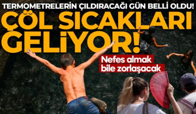 Çöl sıcakları geliyor! Termometrelerin çıldıracağı gün belli oldu! Nefes almak bile zorlaşacak
