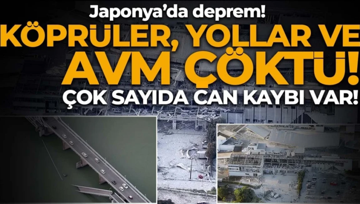 Japonya’da deprem! Can kaybı var, onlarca kişiden haber alınamıyor