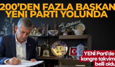 200’den fazla belediye başkanı YENİ Parti’ye geçecek
