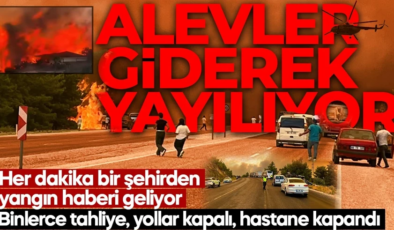 Muğla, Antalya ve Kütahya’da korkulan görüntü! Yangınlar kısa sürede büyüdü: Her geçen dakika bir yangın haberi daha geliyor