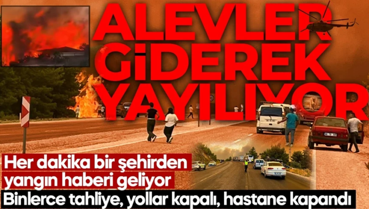 Muğla, Antalya ve Kütahya’da korkulan görüntü! Yangınlar kısa sürede büyüdü: Her geçen dakika bir yangın haberi daha geliyor
