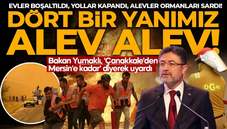 Orman yangınları kabusu başladı! Dört bir yanımızdan korkutan haberler geliyor! İşte yangınlardaki son durum…