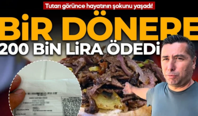 Bir dönere 200 bin lira ödedi hayatının şokunu yaşadı
