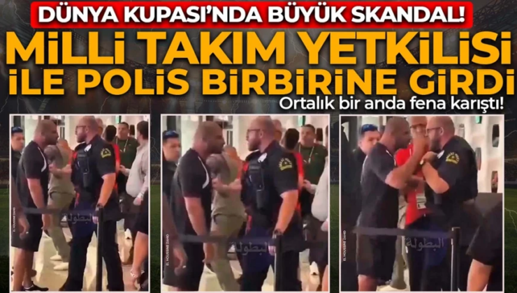 Dünya Kupası’nda skandallar bitmiyor! Mısır Milli Takımı yetkilisi ile ABD polisi birbirine girdi! Polisin o hareketi büyük tepki çekti