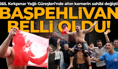 665. Kırkpınar Yağlı Güreşleri’nde başpehlivan Erkan Taş oldu