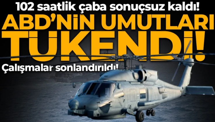 ABD’nin umutları tükendi! Umman Denizi’nde arama çalışmaları sonlandırıldı: 102 saatlik çaba sonuçsuz kaldı