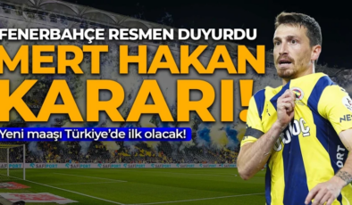 Fenerbahçe, Mert Hakan Yandaş’ı resmen açıkladı! Yeni maaşı duyuruldu! Mert Hakan asgari ücret üzerinden maaş alacak