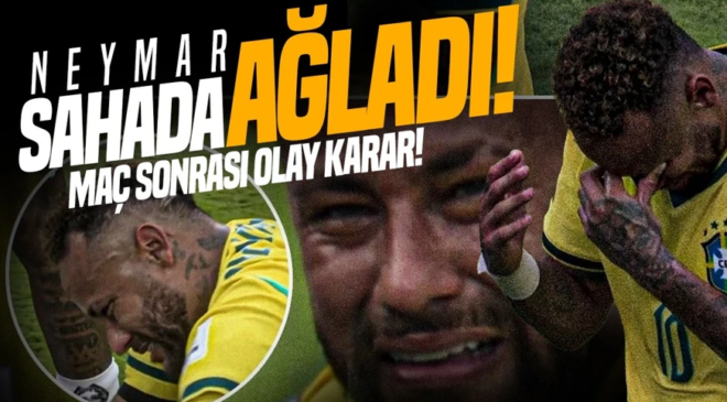 Brezilya’nın, Norveç’e mağlup olarak dünya kupasından elenmesi şok yarattı. Neymar sahada ağladı! Maç sonrası olay karara imza attı
