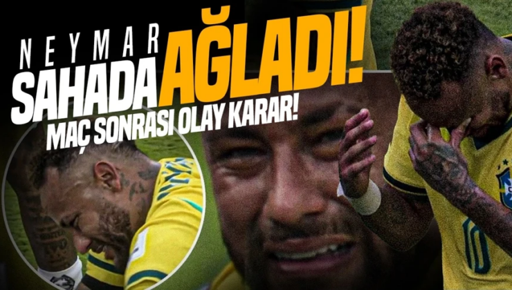 Brezilya’nın, Norveç’e mağlup olarak dünya kupasından elenmesi şok yarattı. Neymar sahada ağladı! Maç sonrası olay karara imza attı