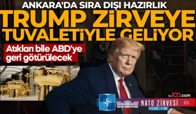 Donald Trump, Ankara’ya özel tuvaletiyle geliyor! Atıkları bile ABD’ye geri götürülecek