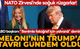 NATO Zirvesi’nde soğuk rüzgarlar! Meloni’nin Trump tavrı gündem oldu