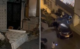 İstanbul'da gece yarısı korku dolu anlar! Freni boşalan araç mahalleyi sokağa döktü