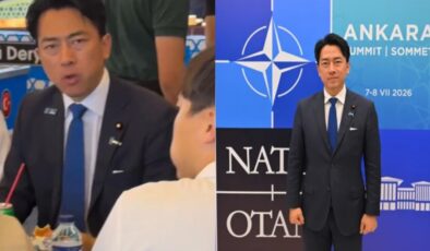 Japon Bakan zirve sonrası İstanbul'da balık ekmek keyfi yaptı