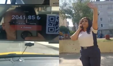 Kadın doktorla taksici arasında ücret gerilimi!