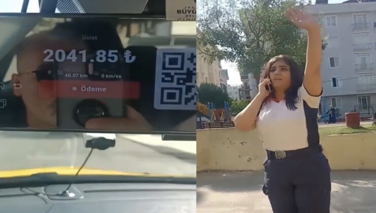 Kadın doktorla taksici arasında ücret gerilimi!