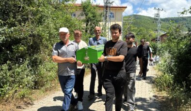 Karabük'te 3 evi kül eden yangın faciası: Berkant bebeğe hüzünlü veda
