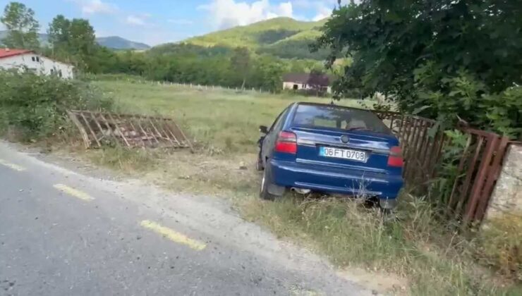 Kaza yapan sürücü aracını bırakıp uyumaya gitti
