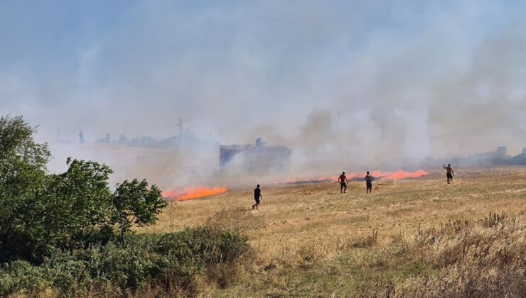 Kırklareli’nde anız yangını: 60 dekar tarım arazisi zarar gördü