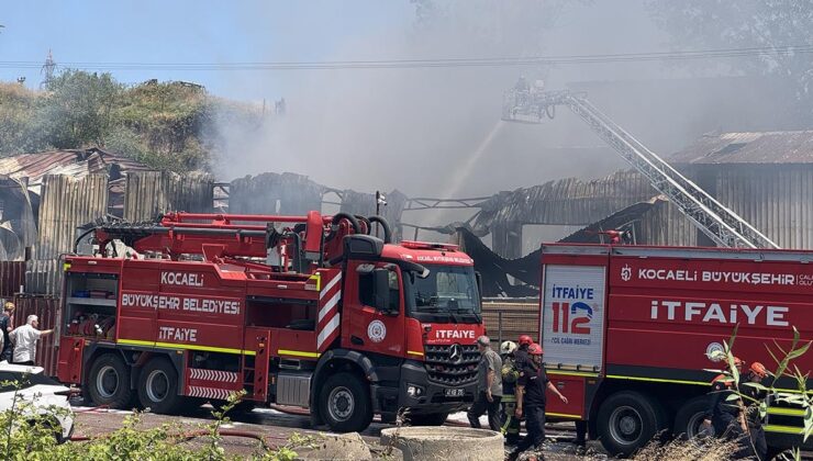Kocaeli'de fabrikada yangın: 1 kişi öldü, 2 kişi yaralandı