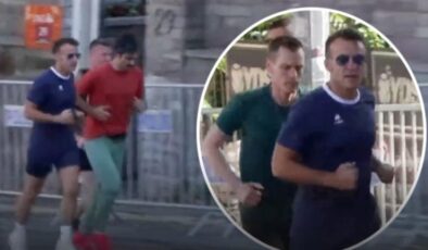 Macron için Ankara'da parklar kapatıldı… Günlerdir konuşulan sabah koşusunu yaptı