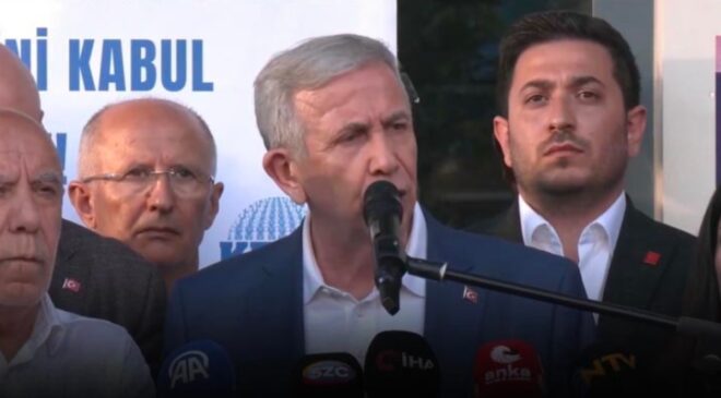 Mansur Yavaş'tan Çankaya operasyonuna tepki: Korkacak hiçbir şeyimiz yok