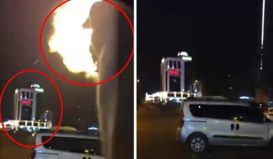 Özel hastaneye ateş açıp o anları kayda aldılar