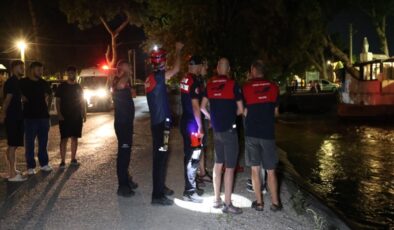 Sulama kanalında akıntıya kapılan çocuk can verdi