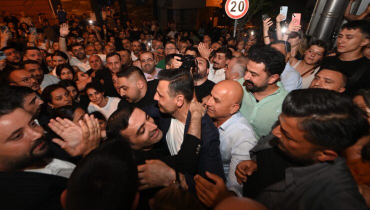 Tahliye edilen İnan Güney'e sevgi seli