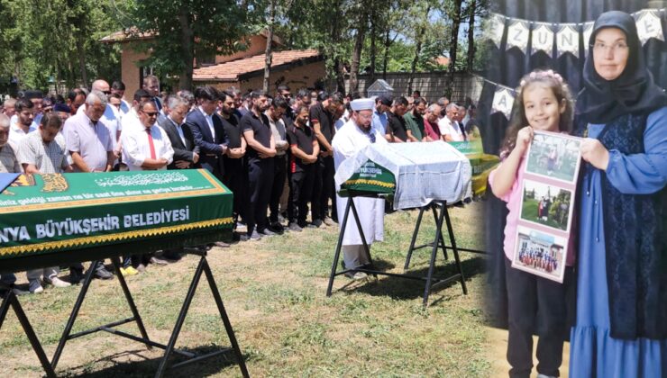 Taksinin altında kalarak can vermişlerdi… Anne-kıza en acı veda
