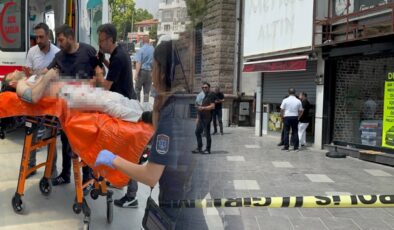 Tartıştığı kuyumcuyu göğsünden vurdu