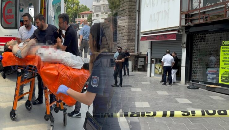 Tartıştığı kuyumcuyu göğsünden vurdu