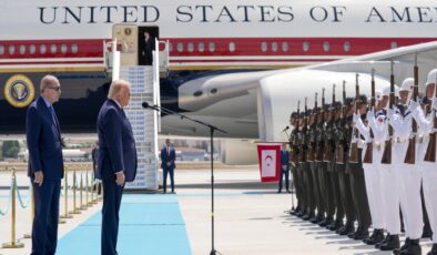 Trump askerleri Türkçe selamladı!