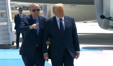 Trump resmi törenle karşılandı: Erdoğan ile baş başa görüşecek