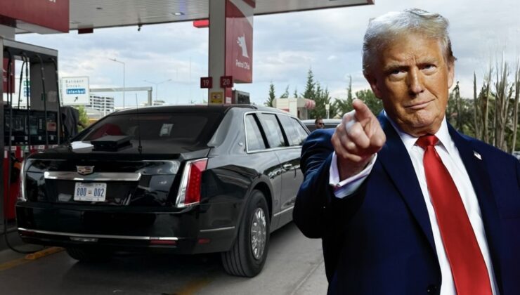 Trump'ın konvoyunda yer alacak araçlar Ankara'da