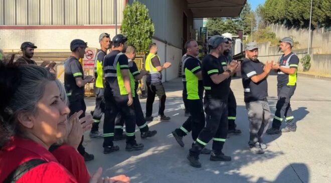 Üretimi durduran işçiler kazandı: Vesuvius yönetimi masaya oturmayı kabul etti