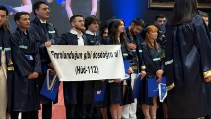 Yeditepe Üniversitesi'nden 'ayet pankartı' iddialarına yanıt