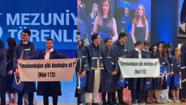 Yeditepe'deki 'ayetli pankart' tartışmasında yeni görüntüler ortaya çıktı