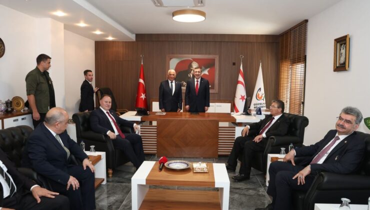 Yılmaz, Güzelyurt Belediyesi yeni merkez binasını ziyaret etti