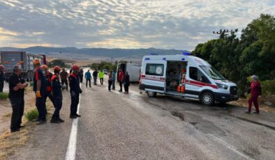 Yolcu otobüsü devrildi: 41 kişi hastaneye kaldırıldı!