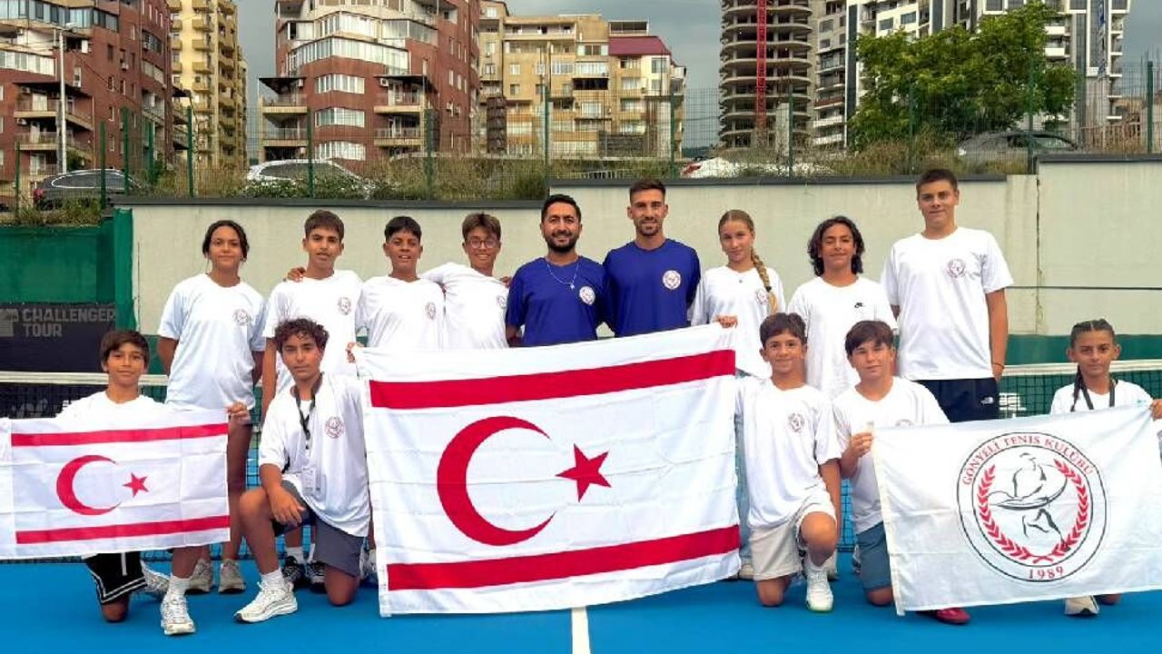 Gönyeli Tenis Kulübü’nden Gürcistan’da uluslararası başarı