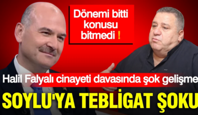 Halil Falyalı cinayeti davasında, Soylu’ya rüşvet suçlamasında yeni gelişme: Tanık olarak dinlenecek