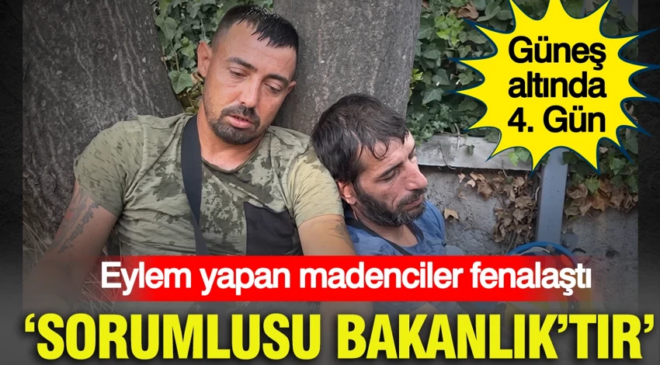 TC Enerji Bakanlığı önünde eylem yapan madenci fenalaştı: Sorumlusu Bakanlık’tır