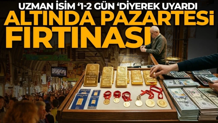 Altında haftanın ilk günü fırtına koptu! Uzman isim ‘1-2 gün’ deyip işaret etti