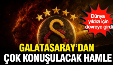 Galatasaray’dan çok konuşulacak hamle: Dünya yıldızı için devreye girdi