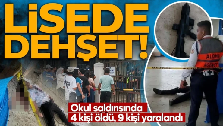 Filipinler’de lisede silahlı saldırı dehşeti! 4 kişi öldü, 9 kişi yaralandı