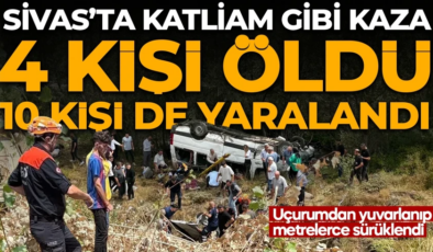 Sivas’ta katliam gibi kaza! 4 kişi öldü, 10 kişi yaralandı